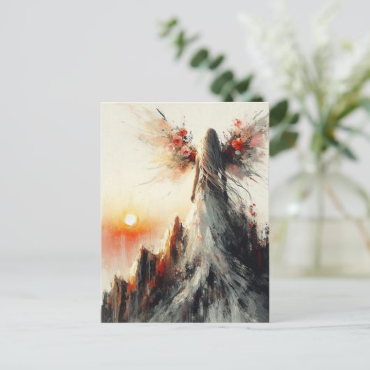 サンライズの山の美しい妖精 ポストカード (スタンド正面)