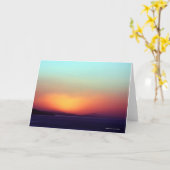 サンライズの挨拶状 カード (黄色い花)