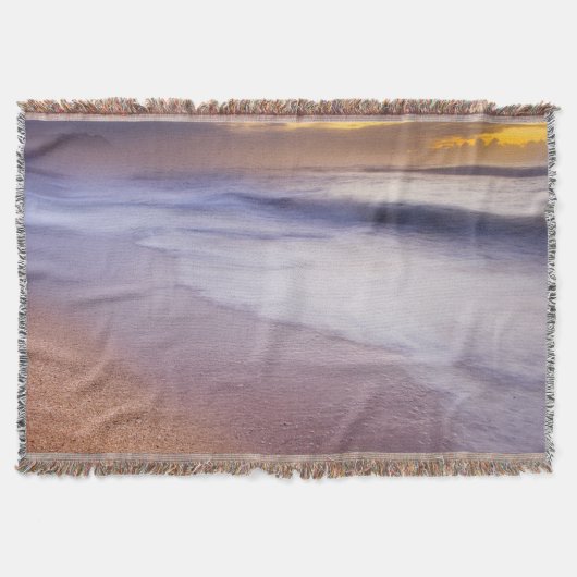 サンライズの画像を海に投げる スローブランケット (正面)