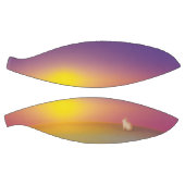 サンライズの草深い丘にかわいい白いバニーラビット バスケットボール (パネル)