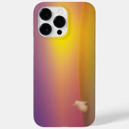 サンライズの草深い丘にかわいい白いバニーラビット iPhone 16ケース