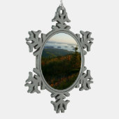 サンライズアットキャディラックマウンテンI スノーフレークピューターオーナメント (左)