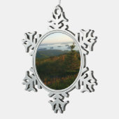 サンライズアットキャディラックマウンテンI スノーフレークピューターオーナメント (右)