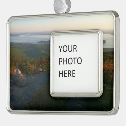 サンライズアットキャディラックマウンテンII シルバープレートフレームオーナメント (左)