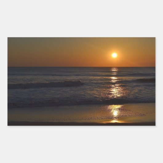 サンライズアットザビーチバイシャーリーテイラー 長方形シール (正面)
