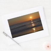 サンライズアットザビーチバイシャーリーテイラー 長方形シール (封筒)