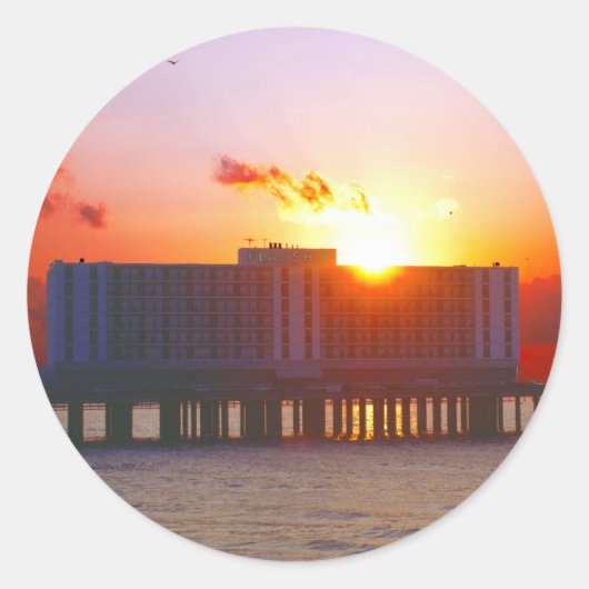 サンライズアットザフラッグシップホテルステッカー ラウンドシール (正面)