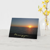 サンライズアットシーカード カード (黄色い花)