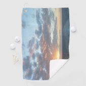 サンライズアットシーIパステルシースケープ ゴルフタオル (インサイチュ)