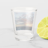 サンライズアットシーIパステルシースケープ ショットグラス (裏面)