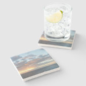 サンライズアットシーIパステルシースケープ ストーンコースター (横)