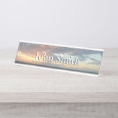 サンライズアットシーIパステルシースケープ デスクネームプレート (正面)