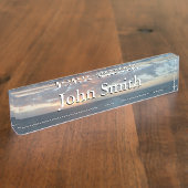 サンライズアットシーIパステルシースケープ デスクネームプレート (側面)