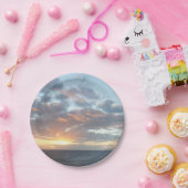 サンライズアットシーIパステルシースケープ ペーパープレート (パーティー)