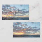 サンライズアットシーIパステルシースケープ 名刺 (正面/裏面)