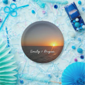 サンライズアットシーIII海ホライゾンシースケープ ペーパープレート (パーティー)