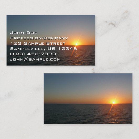 サンライズアットシーIII海ホライゾンシースケープ 名刺 (正面/裏面)
