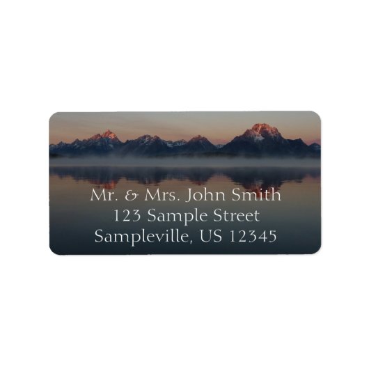 サンライズアットジャクソンダムグランドテトンナショナルパーク ラベル (正面)