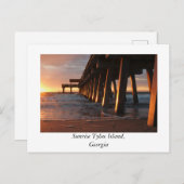 サンライズアットティビーアイランドジョージア ポストカード (正面/裏面)