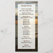 サンライズアットノーフォークVA結婚式 プログラム (裏面)