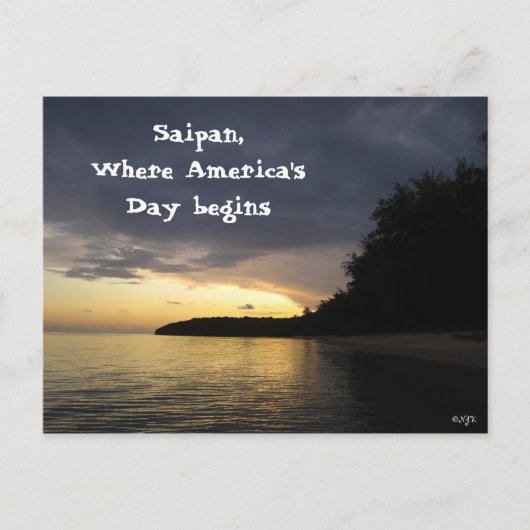 サンライズアットパウポービーチ ポストカード (正面)