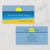 サンライズアットビーチサニー海 名刺 (正面/裏面)