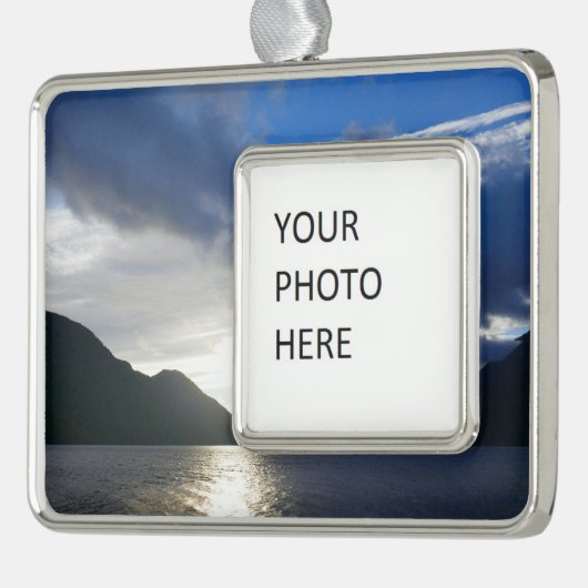 サンライズアットレイククレセント シルバープレートフレームオーナメント (左)