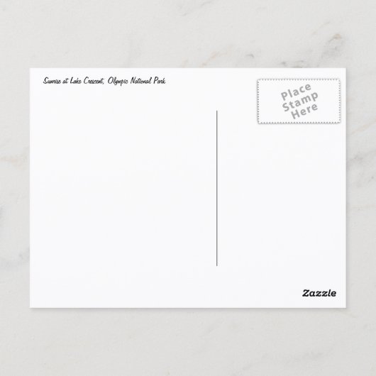 サンライズアットレイククレセント ポストカード (裏面)