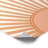 サンライズアーストーンテラコッタレトロサンシャイン ポスター (角)