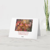 サンライズアートカードの女神 カード (裏面)