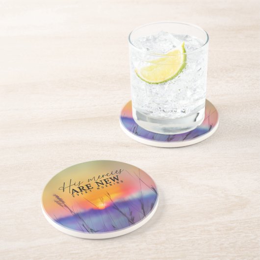 サンライズアート彼の夢は毎朝新しい コースター (側面)