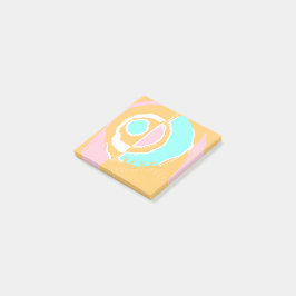 サンライズエスニックサークル – ピンクオレンジスペアミント ポストイット