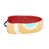 サンライズエスニックサークル – ピンクピーチターコイズ アスレチックヘッドバンド (左)