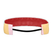 サンライズエスニックサークル – ピンクピーチターコイズ アスレチックヘッドバンド (裏面)