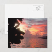 サンライズオンサウスパシフィックアイランド>はがき ポストカード (正面/裏面)