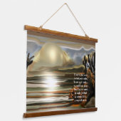 サンライズオンザデザートサウスウェスト抽象芸術 吊り下げ型タペストリー (傾斜あり)