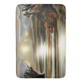 サンライズオンザデザートサウスウエスタン抽象芸術アート バスマット (正面縦)