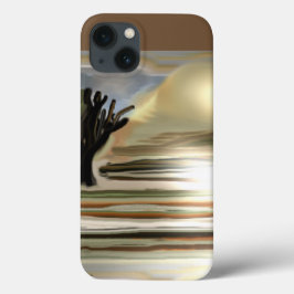 サンライズオンザデザートサウスウエスト抽象芸術アート iPhone 13ケース