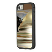 サンライズオンザデザートサウスウエスト抽象芸術アート Case-Mate iPhoneケース (裏面/左)