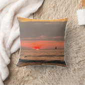 サンライズオンザビーチ クッション (ブランケット)