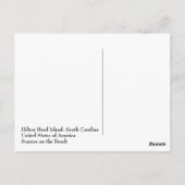 サンライズオンザビーチ |ヒルトンヘッドポストカード ポストカード (裏面)