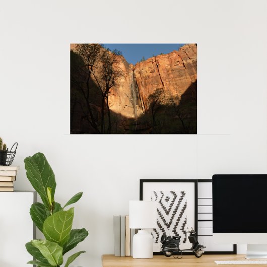 サンライズオンザリバーサイドウォークトレイルZion ポスター (ホームオフィス)