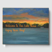 サンライズオンザレイクバケーションレンタルゲストハウス ゲストブック (正面)