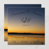 サンライズオンザレイクRSVP 招待状 (正面/裏面)