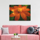 サンライズオンメキシカンサンフラワーオレンジフローラ キャンバスプリント (インサイチュ (リビング))