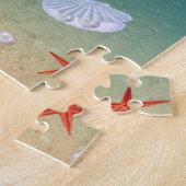 サンライズオーシャン、ウミガメ、星、貝殻＆パール ジグソーパズル (側面)