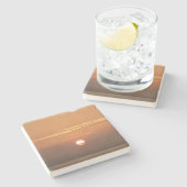 サンライズオーバーアルバIシカリブのェスケープ ストーンコースター (横)