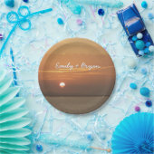 サンライズオーバーアルバIシカリブのェスケープ ペーパープレート (パーティー)