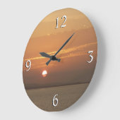 サンライズオーバーアルバIシカリブのェスケープ ラージ壁時計 (傾斜)