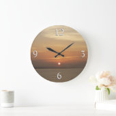 サンライズオーバーアルバIIカリブのシースケープ ラージ壁時計 (ホーム)